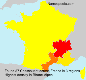Surname Chassouant in France Surname Chassouant in France
