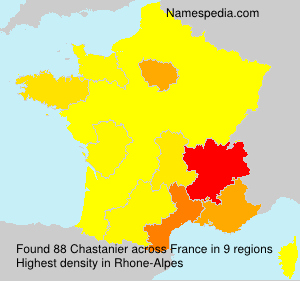 Surname Chastanier in France Surname Chastanier in France