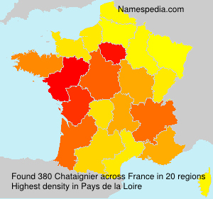 Surname Chataignier in France Surname Chataignier in France