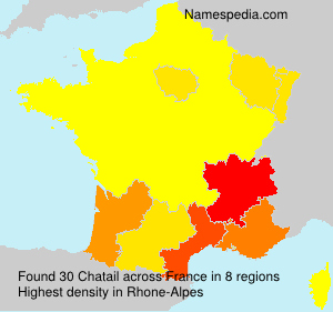 Surname Chatail in France Surname Chatail in France