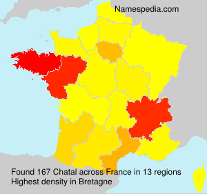 Surname Chatal in France Surname Chatal in France