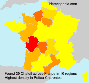 Surname Chateil in France Surname Chateil in France