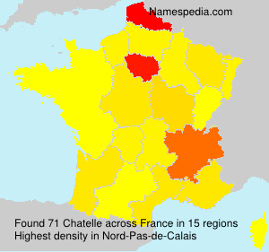 Surname Chatelle in France Surname Chatelle in France