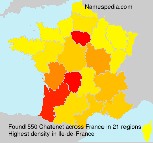 Surname Chatenet in France Surname Chatenet in France
