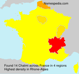 Surname Chatmi in France Surname Chatmi in France