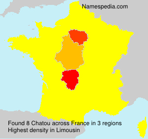 Surname Chatou in France Surname Chatou in France