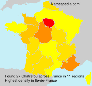 Surname Chatrefou in France Surname Chatrefou in France
