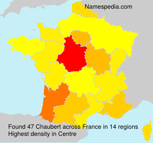 Surname Chaubert in France Surname Chaubert in France