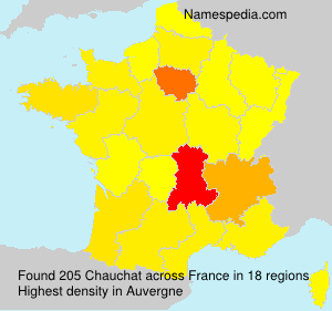 Surname Chauchat in France Surname Chauchat in France