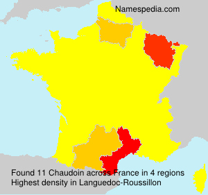 Surname Chaudoin in France Surname Chaudoin in France