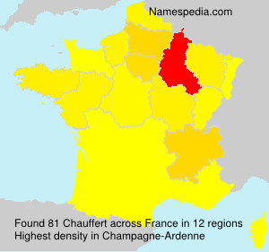 Surname Chauffert in France Surname Chauffert in France