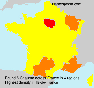 Surname Chauma in France Surname Chauma in France