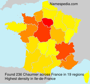 Surname Chaumier in France Surname Chaumier in France