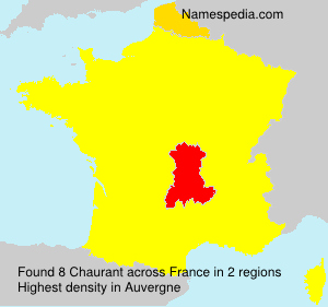 Surname Chaurant in France Surname Chaurant in France