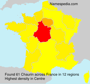 Surname Chaurin in France Surname Chaurin in France