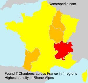 Surname Chautems in France Surname Chautems in France