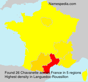 Surname Chavanette in France Surname Chavanette in France
