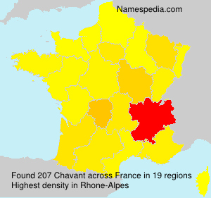 Surname Chavant in France Surname Chavant in France
