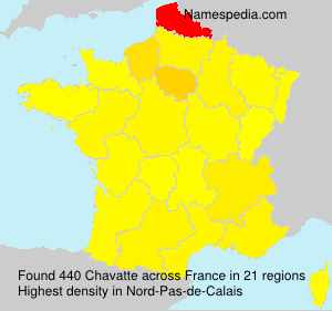 Surname Chavatte in France Surname Chavatte in France