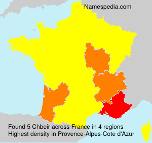 Surname Chbeir in France Surname Chbeir in France