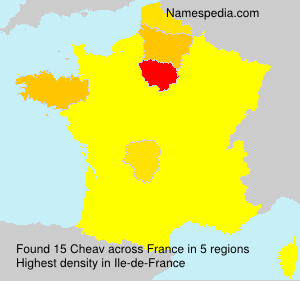 Surname Cheav in France Surname Cheav in France