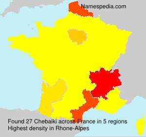 Surname Chebaiki in France Surname Chebaiki in France