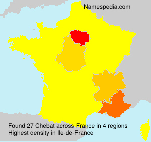 Surname Chebat in France Surname Chebat in France