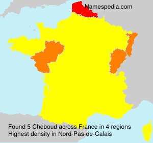 Surname Cheboud in France Surname Cheboud in France