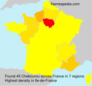 Surname Chebourou in France Surname Chebourou in France
