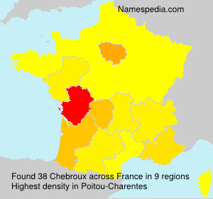 Surname Chebroux in France Surname Chebroux in France