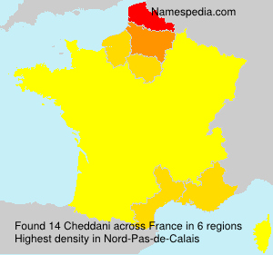 Surname Cheddani in France Surname Cheddani in France