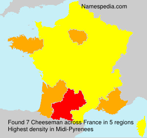 Surname Cheeseman in France Surname Cheeseman in France