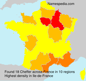 Surname Cheffer in France Surname Cheffer in France
