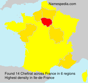 Surname Chefirat in France Surname Chefirat in France