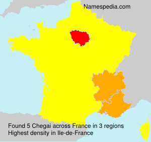Surname Chegai in France Surname Chegai in France