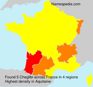 Surname Cheglibi in France Surname Cheglibi in France