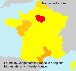 Surname Chegri in France Surname Chegri in France