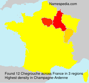 Surname Chegrouche in France Surname Chegrouche in France
