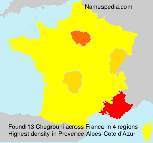 Surname Chegrouni in France Surname Chegrouni in France