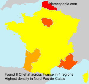 Surname Chehat in France Surname Chehat in France