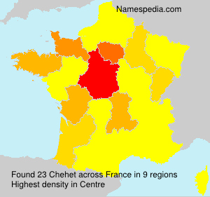 Surname Chehet in France Surname Chehet in France