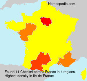 Surname Chekimi in France Surname Chekimi in France