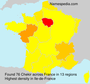 Surname Chekir in France Surname Chekir in France