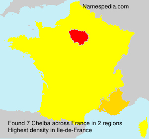 Surname Chelba in France