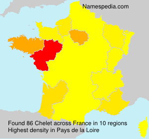 Surname Chelet in France Surname Chelet in France