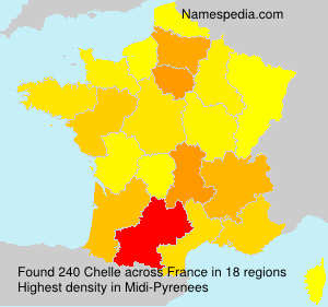 Surname Chelle in France Surname Chelle in France