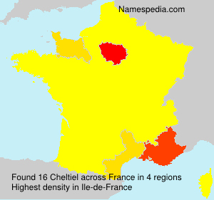 Surname Cheltiel in France Surname Cheltiel in France