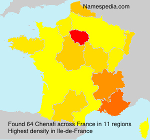 Surname Chenafi in France Surname Chenafi in France