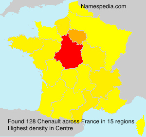 Surname Chenault in France Surname Chenault in France