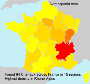 Surname Chenaux in France Surname Chenaux in France